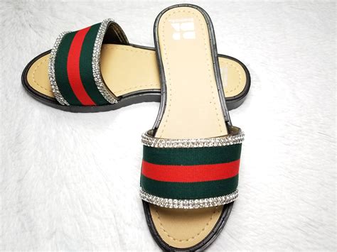 gucci inspired slides cheap|fluffy Gucci slides.